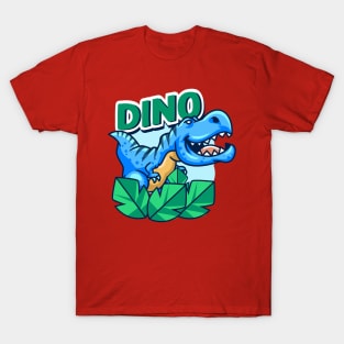 Cute Blue Little Dino T-Shirt